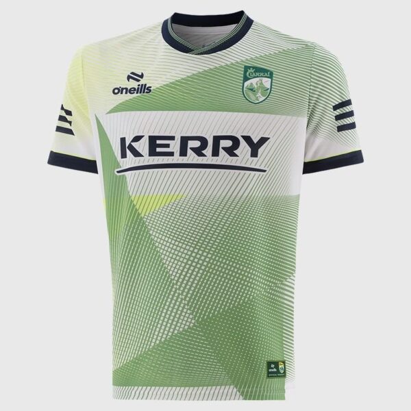 Kerry 2026 Training Jersey Player Fit White / Glo Lime / Navy