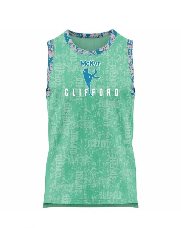 Clifford Reversible Basketball Vest - Pink/Mint